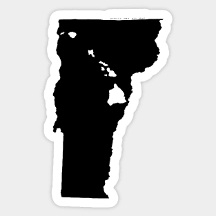 Vermont and Hawai'i Roots by Hawaii Nei All Day Sticker